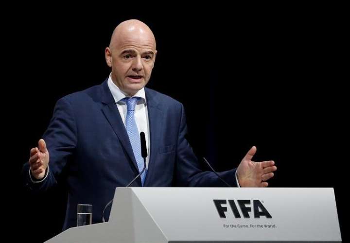 El italiano Gianni Infantino es el presidente de la Fifa. Foto EFE
