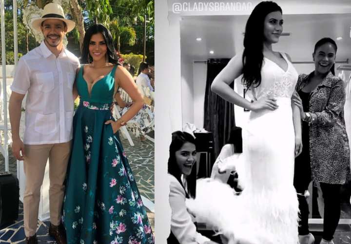 Su traje de boda, es de la misma diseñadora que vistió a la esposa de Messi