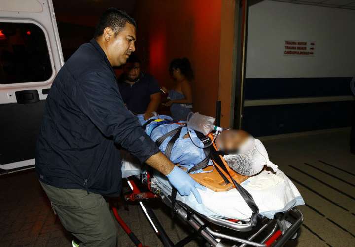 La víctima se mantiene recluido en el Hospital Santo Tomás. Foto: Alexander Santamaría