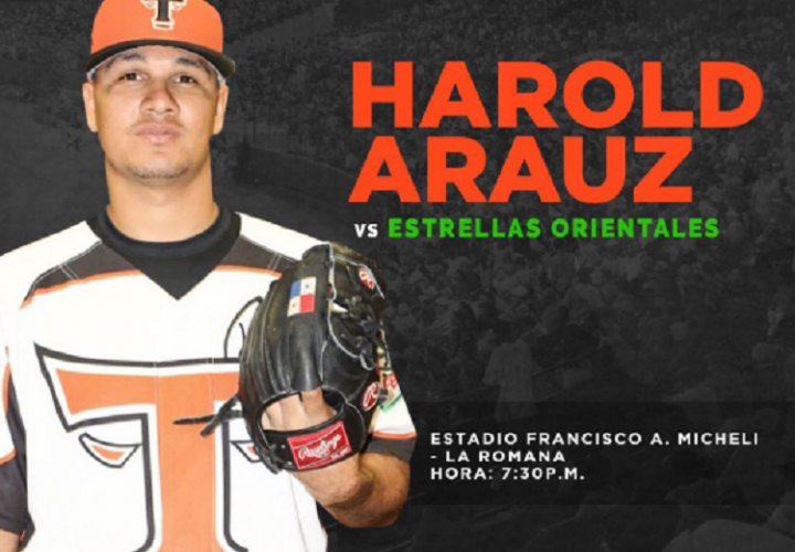 Harold Araúz se probará ante Estrellas Orientales en Dominicana
