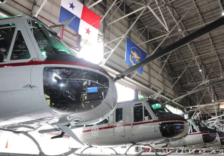 Gobierno de EEUU dona al Ministerio de Seguridad 6 helicópteros