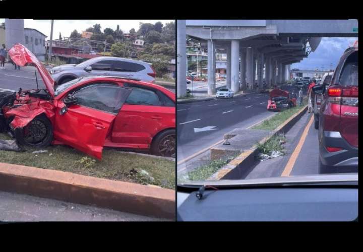 Varios heridos y carros desbaratados en accidentes de tránsito