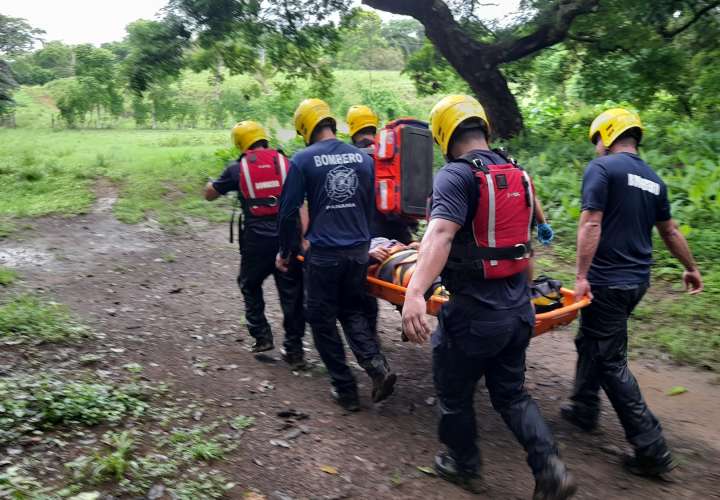 Rescatan a trabajador herido en finca en Macaracas