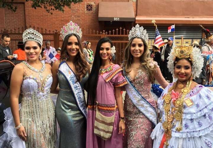 Panameños le ponen el sazón al desfile de la Hispanidad en Nueva York