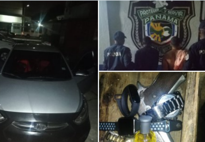 Recuperan auto, relojes y dos detenidos por robo en Calidonia