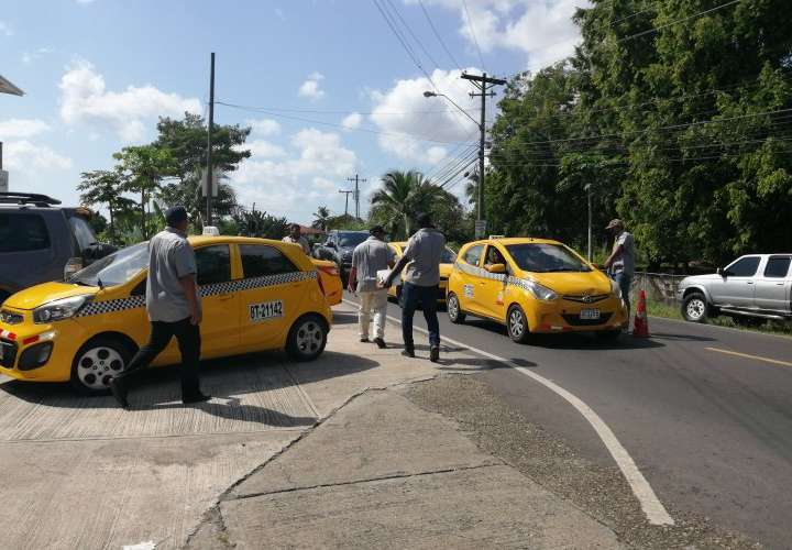 Taxistas en Panamá Oeste exigen seguridad