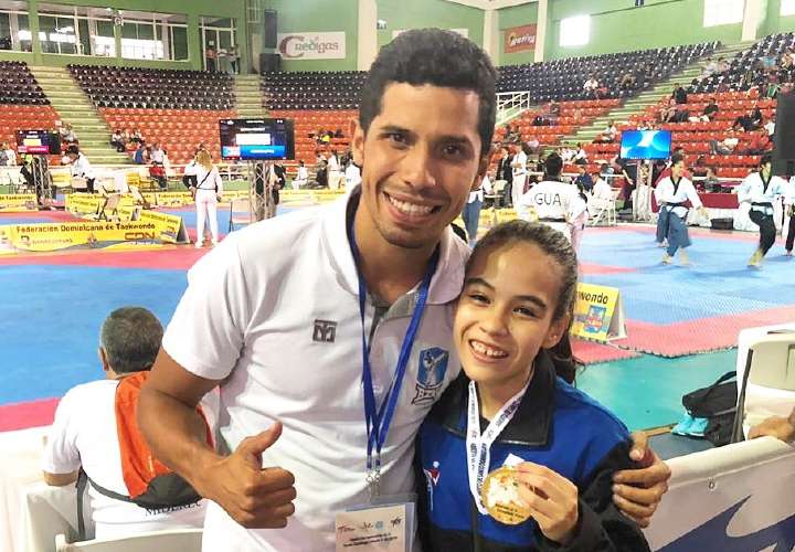 Panameña Krisly Corrales se colgó el oro en Santo Domingo