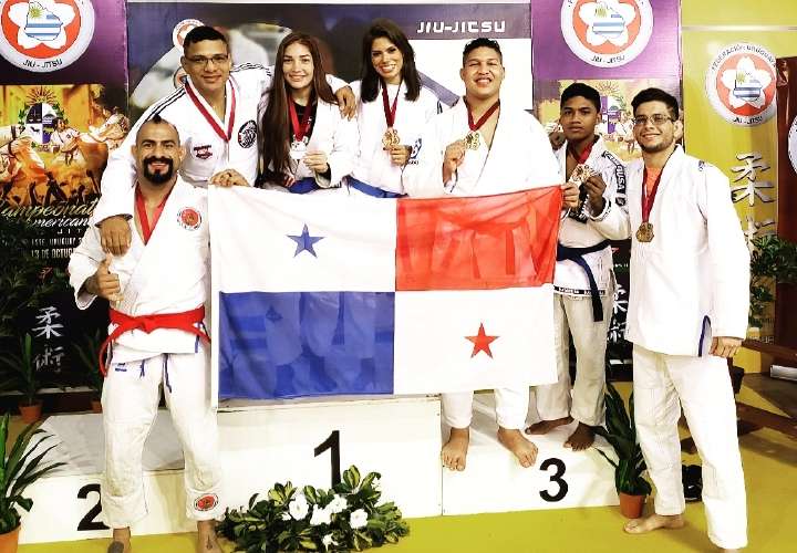 Siete medallas consiguió la selección de jiu jitsu en Panamericano en Uruguay