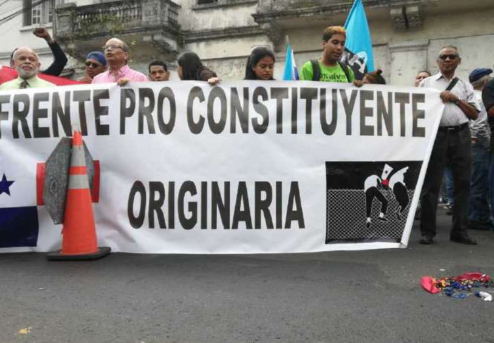 Manifestantes rechazan diálogo de reformas con mediación del PNUD