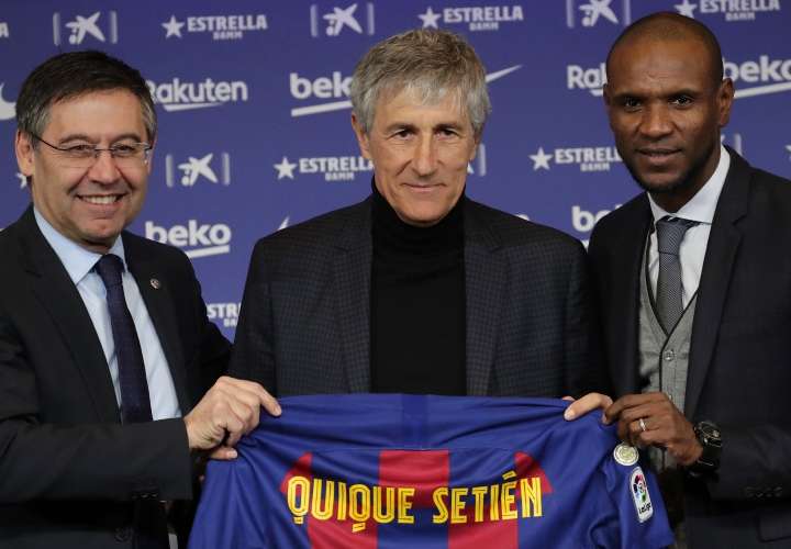 Setién admite como un sueño dirigir al Barça