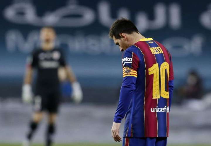 Messi saca a relucir su frustración