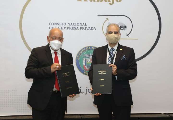 Asamblea y Conep firman alianza para reactivación de Panamá