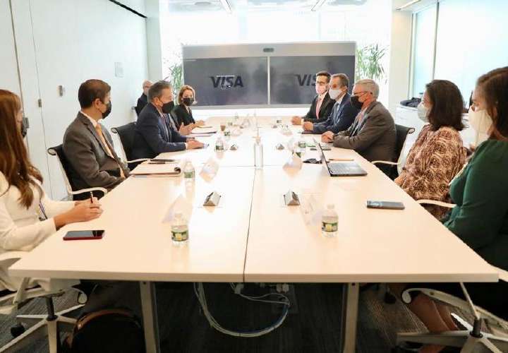 Cortizo se reúne con Grupo Visa, Banco Mundial y fondos de inversión