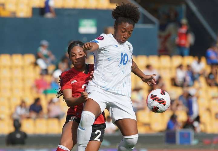Marta Cox anotó el gol del triunfo para la Selección Mayor Femenina de Panamá. Foto: Fepafut