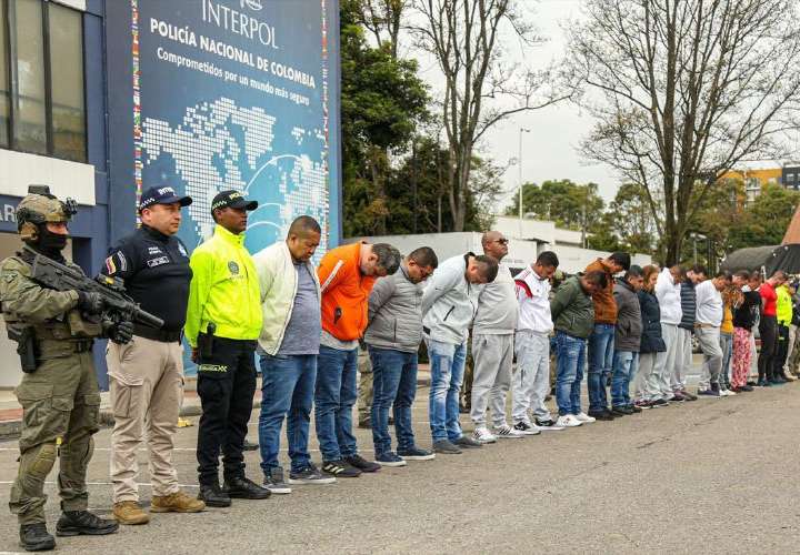 4 panameños capturados en Colombia