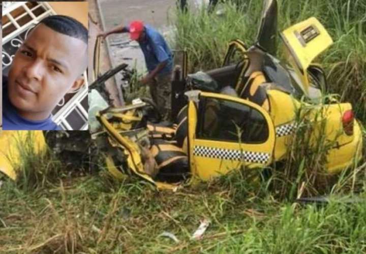 Taxista muere en colisión