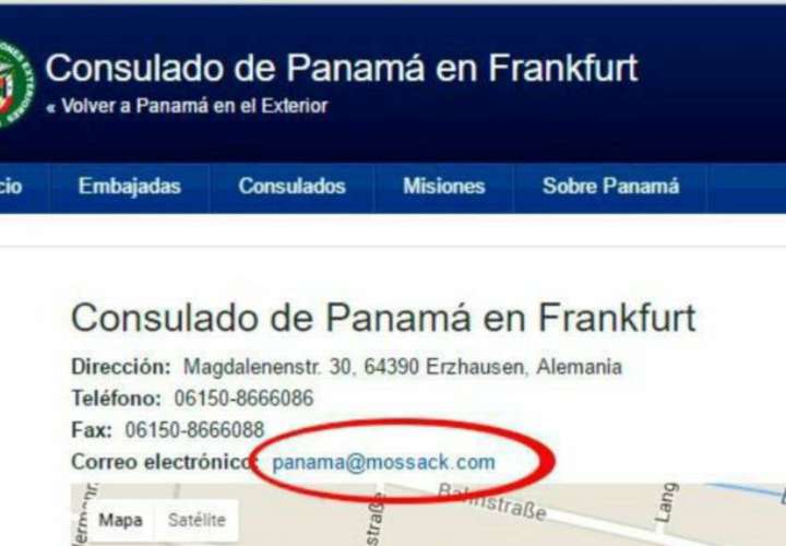 Consulado en Alemania usaba e-mail de Mossack Fonseca