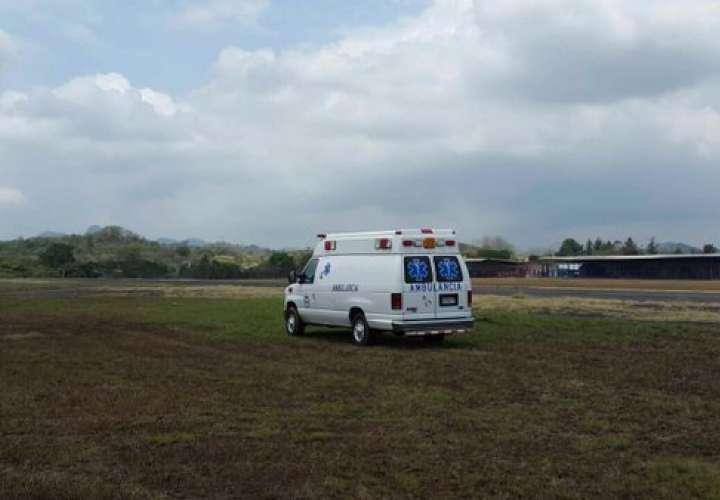 Dos heridos leves en accidente de avioneta en Calzada Larga