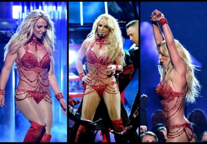 Britney, arrebatadora y sexy en los Billboard 