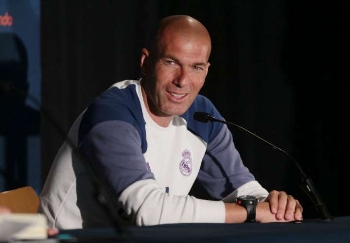 Zinedine Zidane, técnico del Real Madrid. Foto EFE