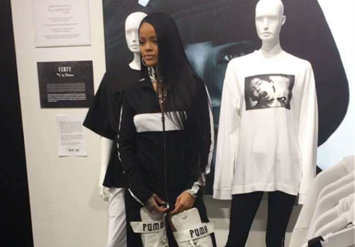 Rihanna presenta su colección Fenty x Puma en París