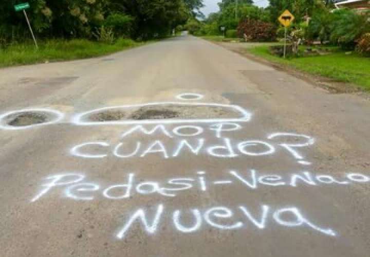 Piden nueva carretera hacia Playa Venao en Pedasí