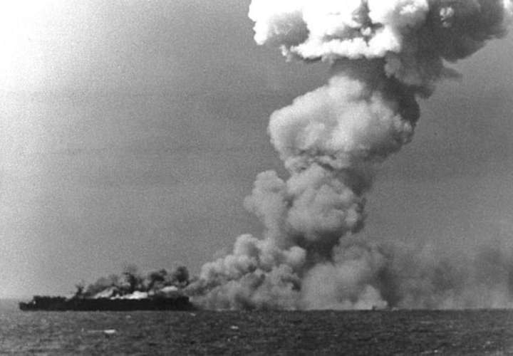 Comienza la batalla naval de Leyte