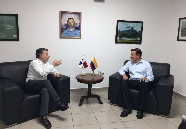 Varela y Santos hablan de migración y seguridad 