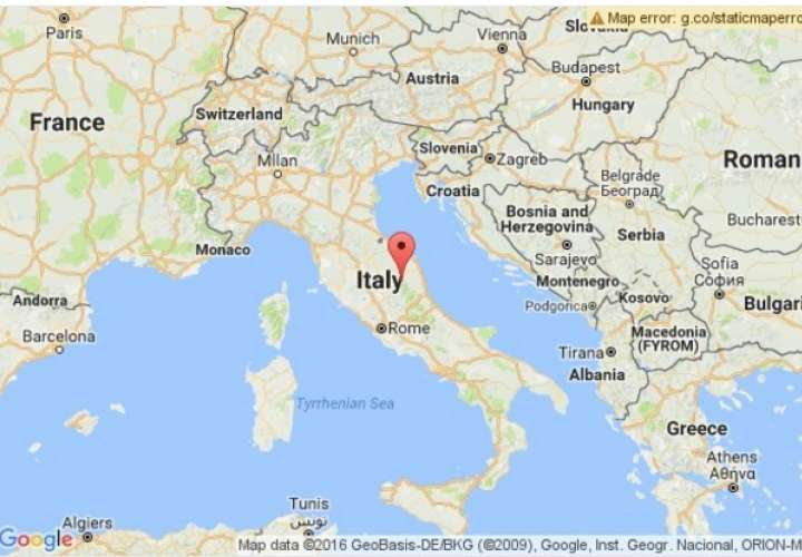 Sismo de 5.6 grados sacude Italia 