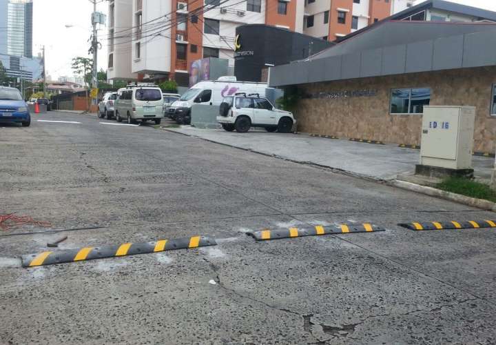 Colocan resaltos en Betania para proteger a peatones