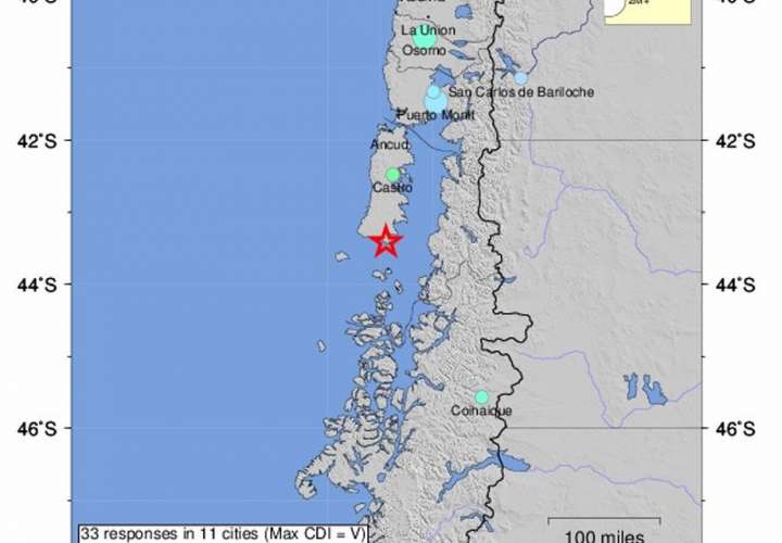 No hay pérdida de vidas humanas por sismo 7,6 en Chile
