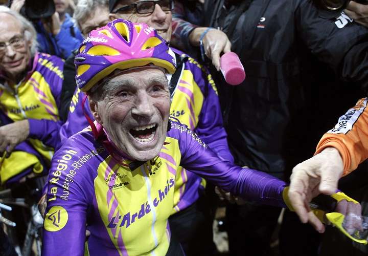 Francés de 105 años establece un récord mundial 