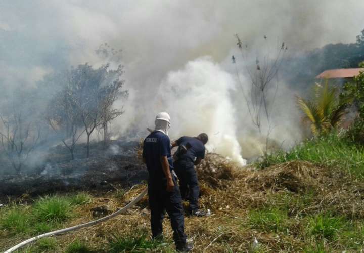 Bomberos atienden 17 incendios de herbazales en Veraguas