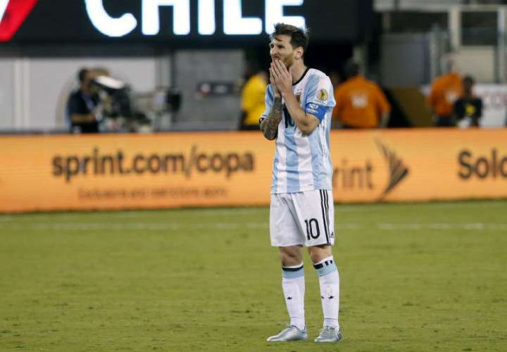 Messi anunció que deja la selección de Argentina. Foto EFE