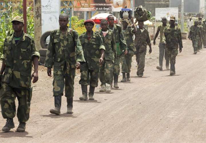 Rebeldes en la ciudad de Goma, al este de la República Democrática del Congo. EFE/Archivo