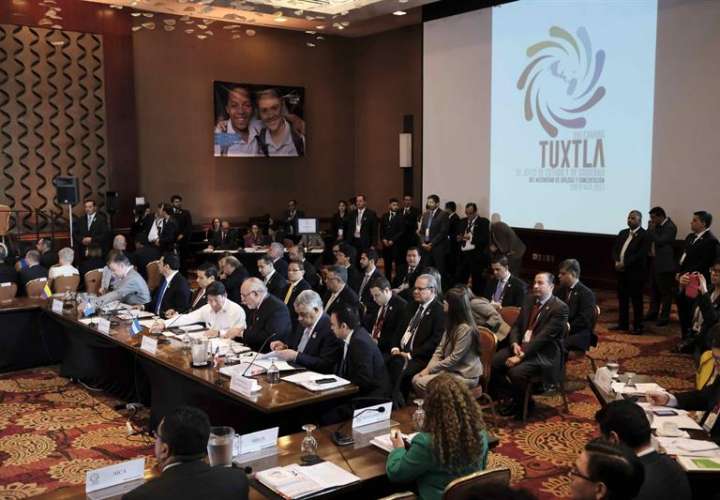 Vista general durante la XVI Cumbre de Jefes de Estado y de Gobierno del Mecanismo de Diálogo y Concertación de Tuxtla en San José (Costa Rica). EFE