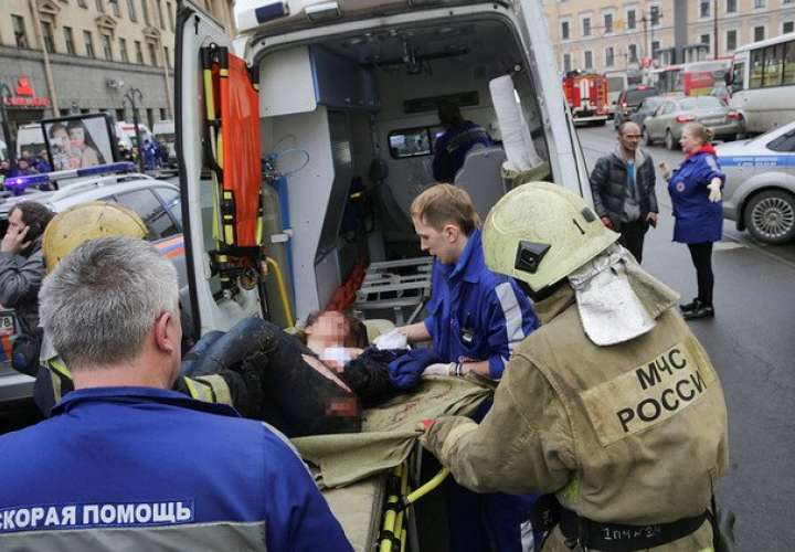  Diez muertos en explosión en el metro de San Petersburgo