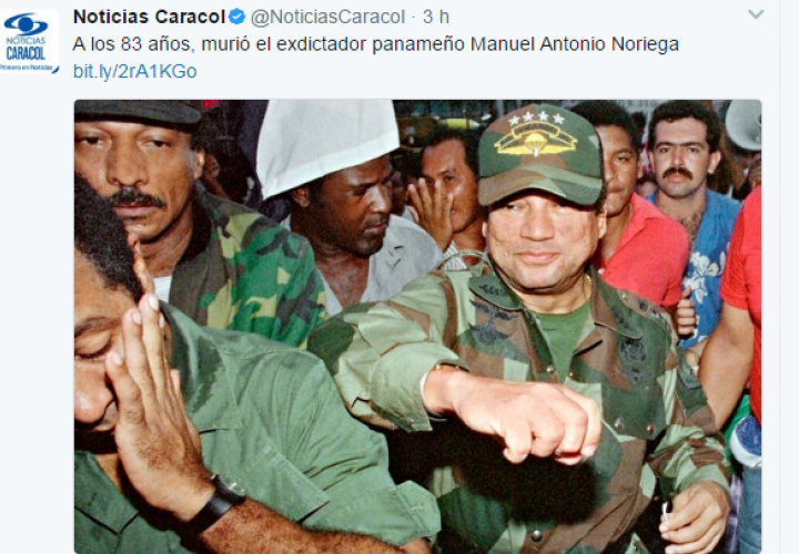 Medios internacionales se hacen eco de la muerte Noriega