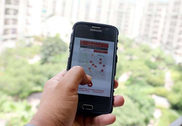 Una app convierte a habitantes de Nueva Delhi en bancos de sangre andantes