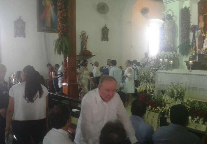  Tableños celebran misa en honor a su patrona Santa Librada