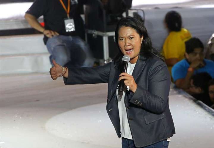 En la imagen, la excandidata presidencial por el partido Fuerza Popular de Perú Keiko Fujimori. EFE/Archivo