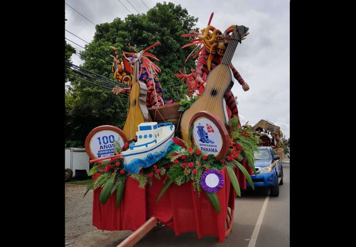 El inicio del 'Desfile de Carretas está programado para dar inicio a eso de las 12:30 del mediodía de este domingo.  /  Foto: @AMP_Panama 