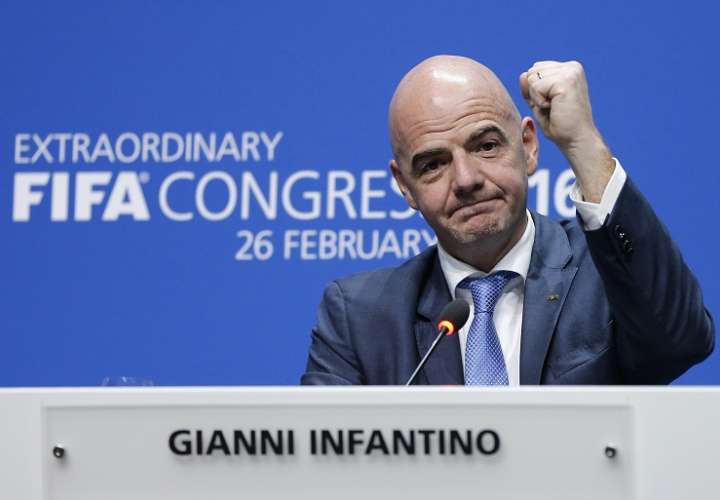 Gianni Infantino, presidente de la Fifa. Foto: AP