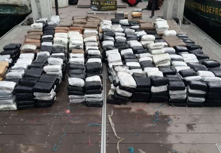 Incautan 1,339 paquetes de droga en Darién