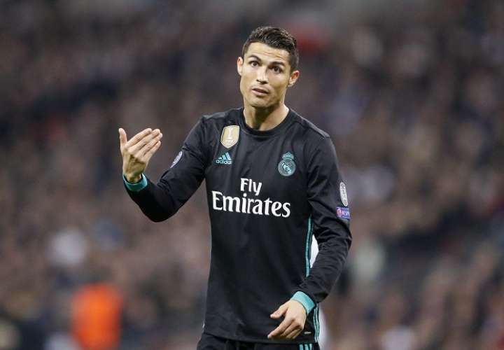 Cristiano Ronaldo marcó el único tanto del Real Madrid (m.80).  Foto: EFE