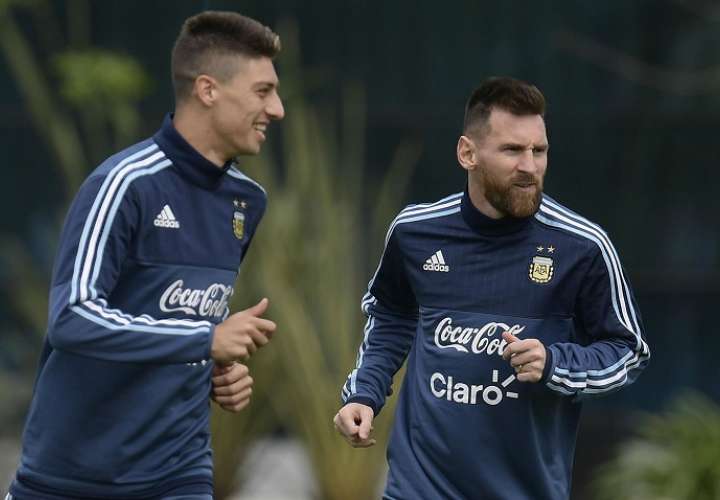 Lionel Messi en el entrenamiento./ Foto Cortesía