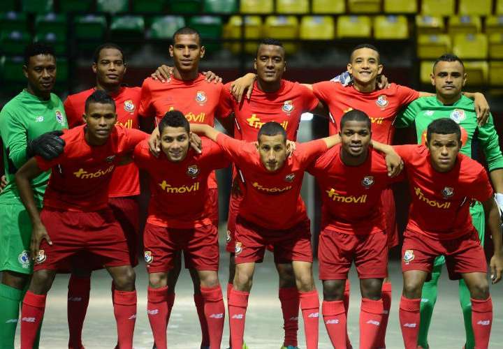 La Selección de futsal de Panamá que participará en los Juegos Bolivarianos. Foto: Fepafut