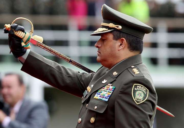 En la imagen, el director general de la Policía, general Jorge Hernando Nieto Rojas. EFE/Archivo