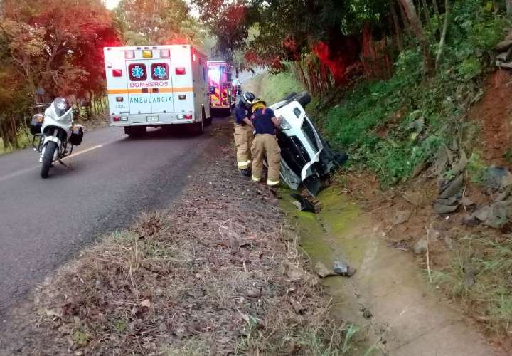 Cinco personas salen heridas en accidentes en Veraguas