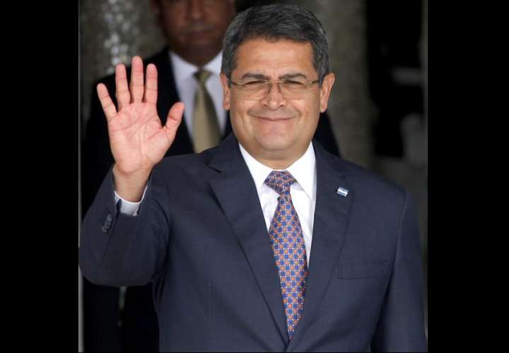 Imagen de archivo del presidente de Honduras, Juan Orlando Hernández. EFE/Archivo